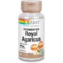 Solaray 아가리쿠스 버섯 500mg 60 캡슐, 60캡슐