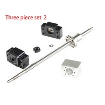 볼스크류 SFU1204 세트 RM1204-1000 C7 플랜지 단일 너트 엔드 가공 + BK/BF10 하우징 커플러, 04 Three piece set 2_08 600mm