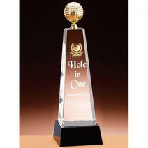 크리스탈 트로피 F1572 골프 홀인원 트로피, 없음