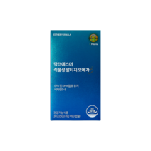 여에스더 식물성 알티지 오메가3 에스더포뮬러 여에스터 여예스더 여예스터 여애스더 건강기능식품 닥터에스더, 1박스