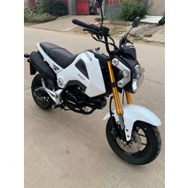 모터싸이클 125CC 미니 바이크 오토바이 소형 스쿠터, 화이트