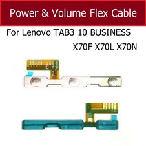 전원 볼륨 버튼 레노버 Tab3 용 플렉스 케이블 10 비즈니스 TB3-X70F X70N X70L 사이드 키 리본 리피 부품, 01 Tab3 10 BUSINESS