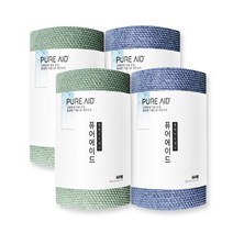 퓨어에이드 원데이수세미 (일회용수세미) 120매/240매 ( 블루 그린 set ), 60매X4롤