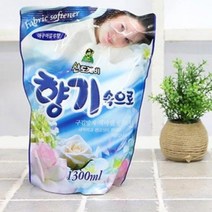 [전교일등 사장님] 리필 섬유유연제 블루아쿠아 1300ml 12개입 고시원 기숙사 공용 빨래방