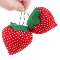 달자샵 1+1 딸기모양 바늘꽂이 쿠션 시침핀 보관도구, 1Pcs+1Pcs