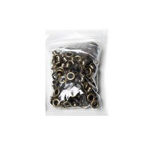 가죽공예 펀치4/6/8/10/12/14mm 100 개/대 Eyelets And Punch 다이 실버 골든 블랙 Leathercaft Clothing S, 04 100pcs bronze set_04 10mm