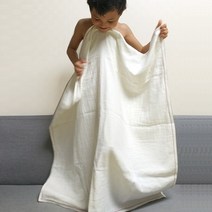 반애썸 무형광 소창수건 먼지없는 아기 목욕타올, 1장, 정련(바로사용) 2겹 아기목욕타올(145*95)/자수