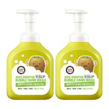 해피바스 키위랑 손씻자 버블 핸드워시 250ml x2, 단품
