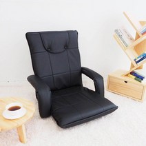 [풍원] COZY I 팔걸이 좌식의자, 블랙
