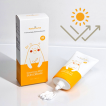 나투라비타 아기 선크림 유아 어린이 온가족 썬크림 안심성분 70ml x2개 (SPF40), 2개