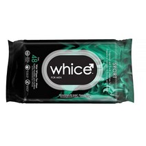 Whice 남성 바디 와이프 물티슈 스포츠 체육관 여행 자동차 화장실 향수 48ct
