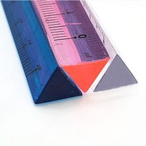 15CM 입체 삼각형 자 1개 플라스틱 삼각자