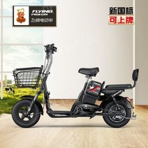 전기 자전거 배달 출근 2인승 12A 48V 스쿠터 자토바이 배터리 전동 오토바이 스쿠터, 48V12A 특수 납산 배터리, 블랙