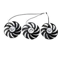 6800XT 그래픽 카드 팬 PLD09210S12HH DC12V 0.40A 4Pin MSI Radeon RX 6950XT 6800 6750 XT GAMING X TRI, 03 3 FAN