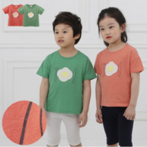 퍼니공장 아기 유아 아동 주니어 여름 데일리 반팔 면 티셔츠