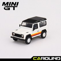 미니지티(378) 1:64 랜드로버 디펜더 90 웨건 - 화이트