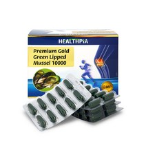 [헬스피아] 초록입홍합 Gold Mussel 10000 180C, 1box, 180정