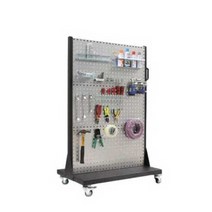 설백상점 공업도구보관 홀 진열대 공장 벽걸이 거치대 간이창고, 단면 96x41x146 고정형 블랙