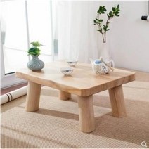 손님 전통소반 미니 원목 찻상다과상 개다리소반, 원목색