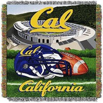 Northwest COL 051 UC Berkley HFA Cal Golden Bears NCAA Woven Tapestry Throw (Home Field Advantage) (, 1