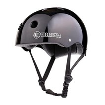 187 Killer Pads 스웨트세이버(Sweatsaver) 안감이 프로 스케이트 헬멧 377077, Black Glossy, Medium