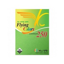 플라잉칼라 80g A4.연두색 11.1권 250장 바니비 11115EA, 쿠팡 본상품선택