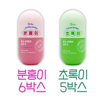 GRN 분홍이 초록이 시즌4 세트 다이어트 보조제 최신상 세트 +건강차 증정, 6박스, 5박스, 건강티백 증정