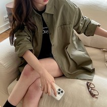 [제작] [리얼핏]리트올 루즈핏 남방 69201 빅사이즈 여성의류