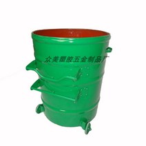 폐건전지 유리 폐형광등 수거함 드렁통 철제 쓰레기통, 덮개가 있는 표준 1.6 두께의 녹색