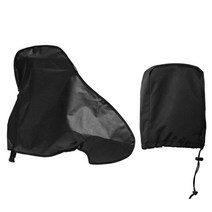 트레일러 카라반 커버 Universal caravan hitch cover 혀 트레일러 잭 보호 전기 방수 통기성 pvc 견인 볼 커플 링 잠금 600d pol, 반 덮음