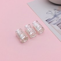 10 개/몫 6x9 미리메터 금 은 Beads 조절 Hair Braids 브레이드 링 커프 클립 관 보석 스타일링 Tool, [06] Style3 Silver10x15mm