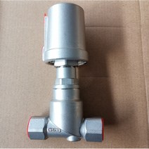 부안상사 앵글 시트 밸브 암나사 공압 스팀 스테인레스 304 헤드 T, 02 DN20_01 SINGLE ACTING