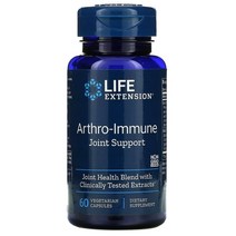 라이프 익스텐션 라이프 익스텐션 Arthro-이뮨 조인트 관절 서포트 베지 캡슐 60정, 2개