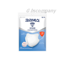 크리넥스 KF80 라이트핏 마스크 대형, 1개입, 80개, White (화이트)