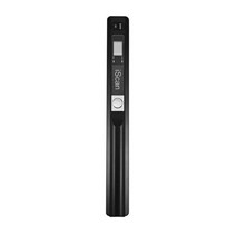 책스캔 북스캔 IScan 900 인치 당 점 미니 휴대용 핸드 헬드 A4 문서 스캐너 비즈니스 사진 영수증 책 지원, 04 Black