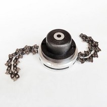 잔디깎기 잔디 깎는 기계 체인 헤드 브러시 액세서리 잡초 너트 머리 정원 도구 절단, Black