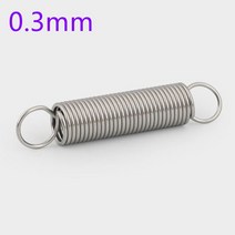 인장스프링 10 개몫 0.3234l 스테인레스 스틸 인장 스프링 연장 스프링 외경 길이, 0.3mm 10개, 2mm, 35mm
