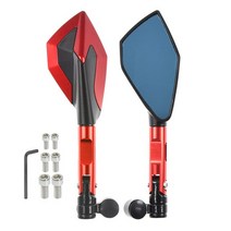 오토바이 CNC 백미러 KYMCO Xciting 250 300 400 AK550 AK 2072020, 04 Red