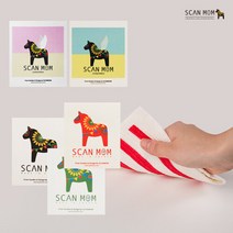 [스칸맘] 스웨덴 직수입 행주 by 스칸맘 오리지널 /항균 99.9%, 달라홀스 리미티드 에디션 민트&옐로우