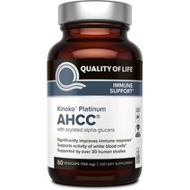 키노코 플래티넘 AHCC 표고버섯균사체 750mg 60캡슐