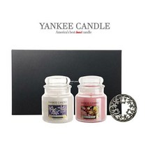 아트박스/홈앤하우스 양키캔들 미디움 병향초 2종 일루마리드 선물세트, Warm Thanks for All