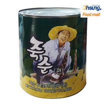 [오성식품] 죽순(편) 2.8kg, 1개