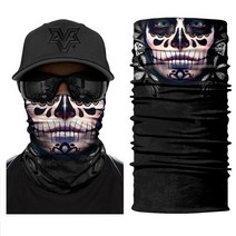 오토바이 얼굴마스크 motocross 3d seamless bandana mask 스카프 통기성 목 각반 남성 여성 balaclava half face cover 스카프, 20wj0276