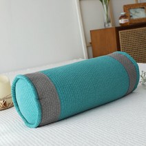순면 시원한 메밀베개 낮잠베개/반달베개/땅콩베개, 02.광목 원형 (대) 메밀베개, 민트