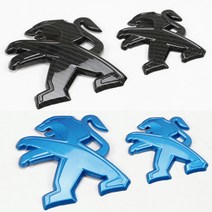 CHINA 푸조 4008 508 308 408 전면 후면 라디에이터 그릴 트렁크 엠블럼 로고 2종세트, 15, 전면+후면 2종세트