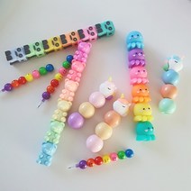 형광펜 곰돌이 문어 유니콘 레고 스마일 연필 블럭 젤리곰 문구 답례품 신학기 준비물, 곰돌이 형광펜