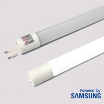 led 형광등 T8 직관형광램프 20W 주광색 1200mm (2개묶음) AC직결 삼성칩