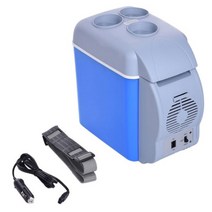 캠핑용 자동차 자동 냉동고 7.5L 따뜻한 전기 냉장고 미니 C ooler 휴대용 12V 여행, a