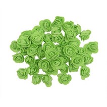 발렌타인데이 선물 장미 머리 거품 웨딩 파티 장식, 200Pcs, green