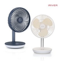 아이리버 탁상용 회전 무선선풍기 DF-1806A, 화이트